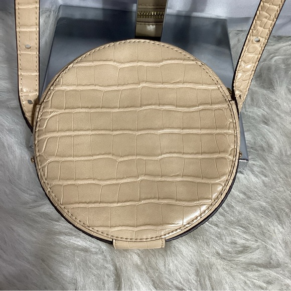 Michael Kors AIDY Croc Embossed Logo Canteen Crossbody Bag EUC - Picture 7 of 13